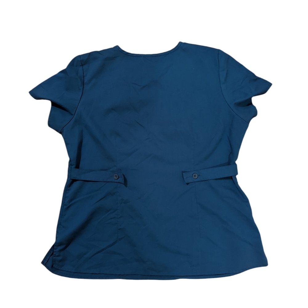 Grey's Anatomy women's blue scrub top size XL - Picture 2 of 2